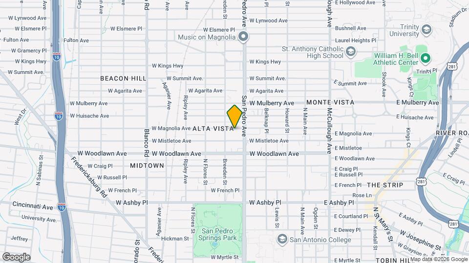 420 W Magnolia Ave, Unit 4 Map and Location Details