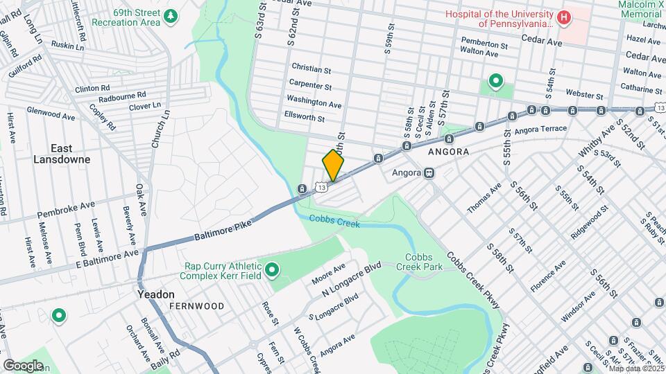 6038 Baltimore Ave, Unit 2F Map and Location Details