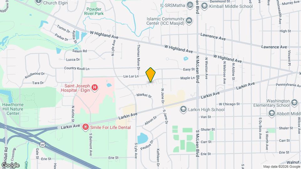 1671 Maple Ln-Unit -3 Map and Location Details