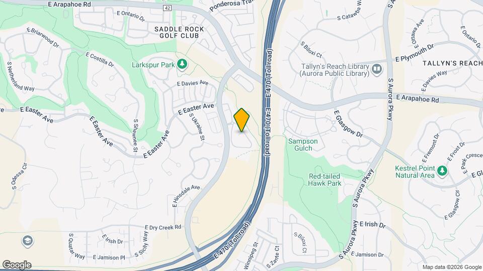 22940 E Roxbury Dr Map and Location Details