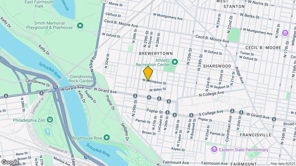 1261 N Newkirk St Map and Location Details