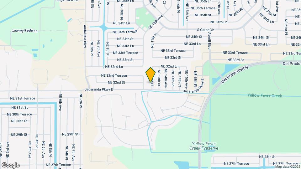 3132 NE 13th Pl Map and Location Details