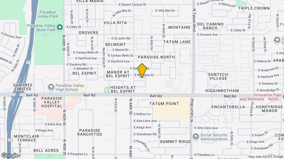 4432 E Anderson Dr Map and Location Details