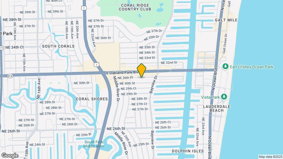 2716 NE 30th Pl Mapa y Detalles de la Ubicación