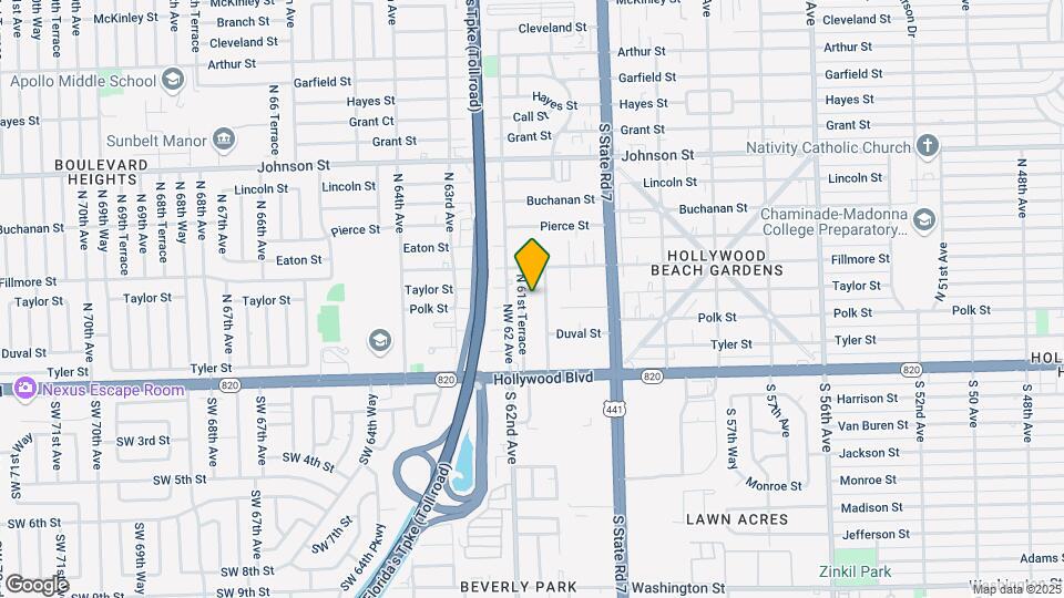 317 N 61st Ter Map and Location Details
