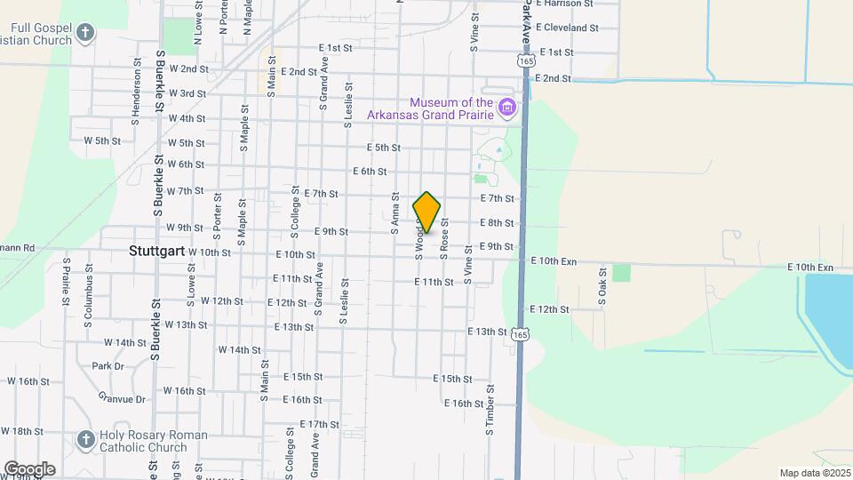 809 S Wood St Map and Location Details