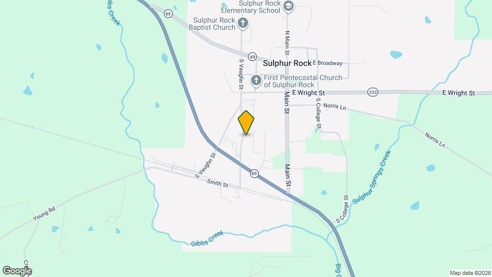 312 S Cemetary St Map and Location Details