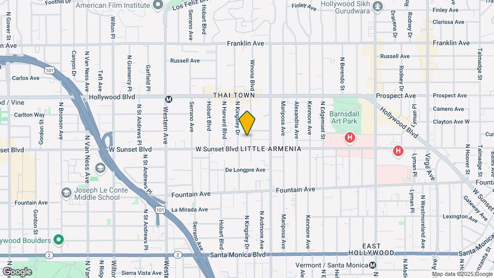 1517 Winona Blvd Map and Location Details