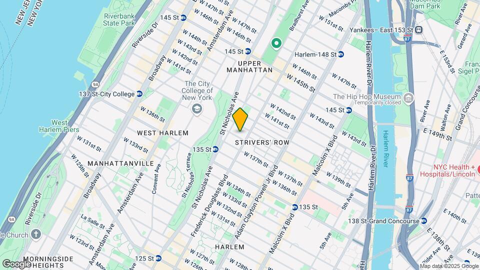 305 W 138th St Map and Location Details