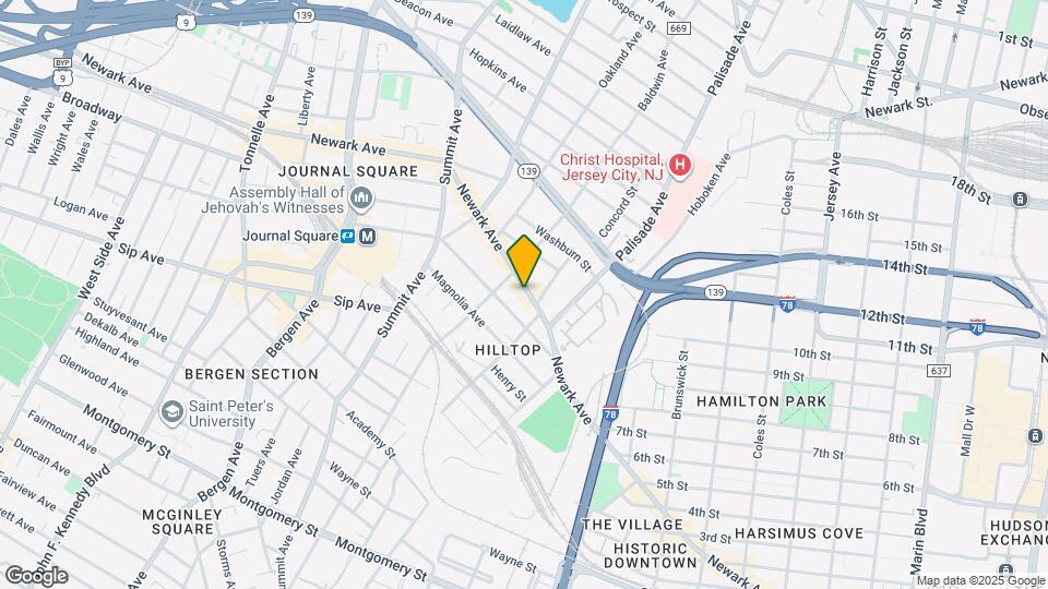 541 NEWARK Ave Map and Location Details