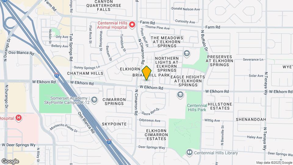 7208 Pinon Crest Ct Map and Location Details