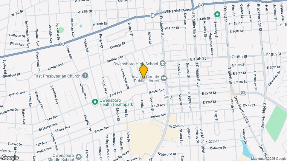 1929 Freeman Ave Map and Location Details
