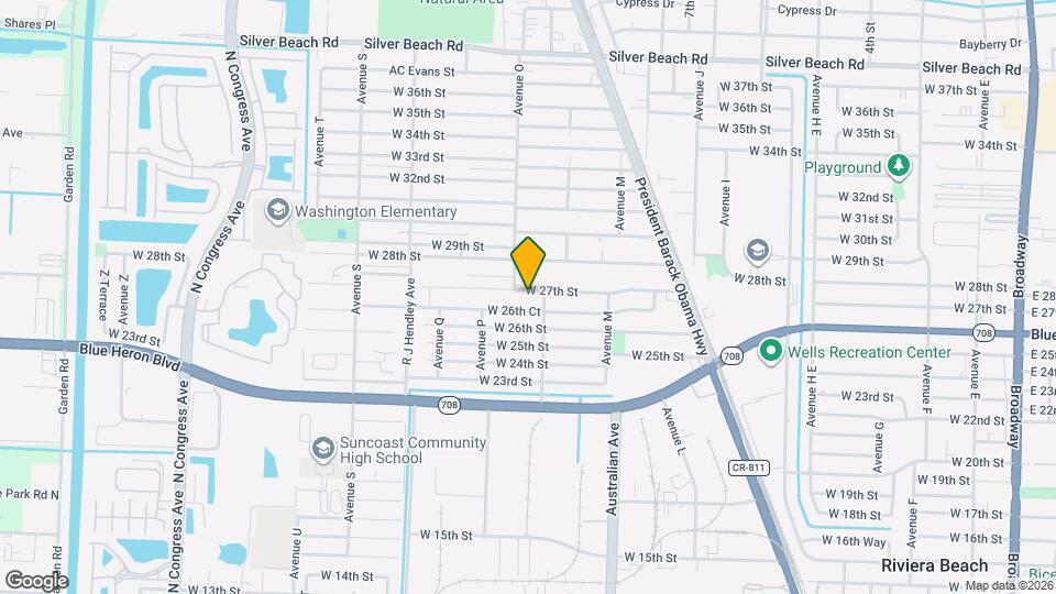1211 W 27th St Map and Location Details