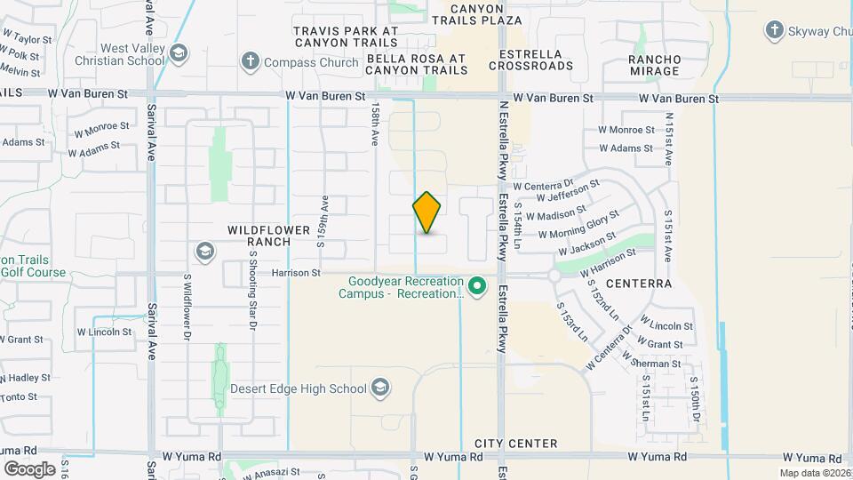 15683 W Morning Glory St Map and Location Details