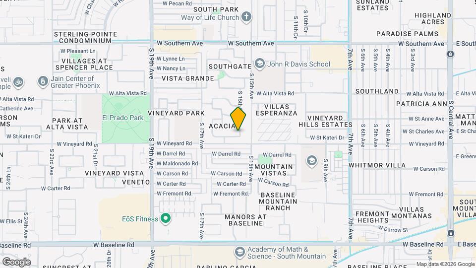 1526 W St Kateri Dr, Unit 1-1417 Map and Location Details
