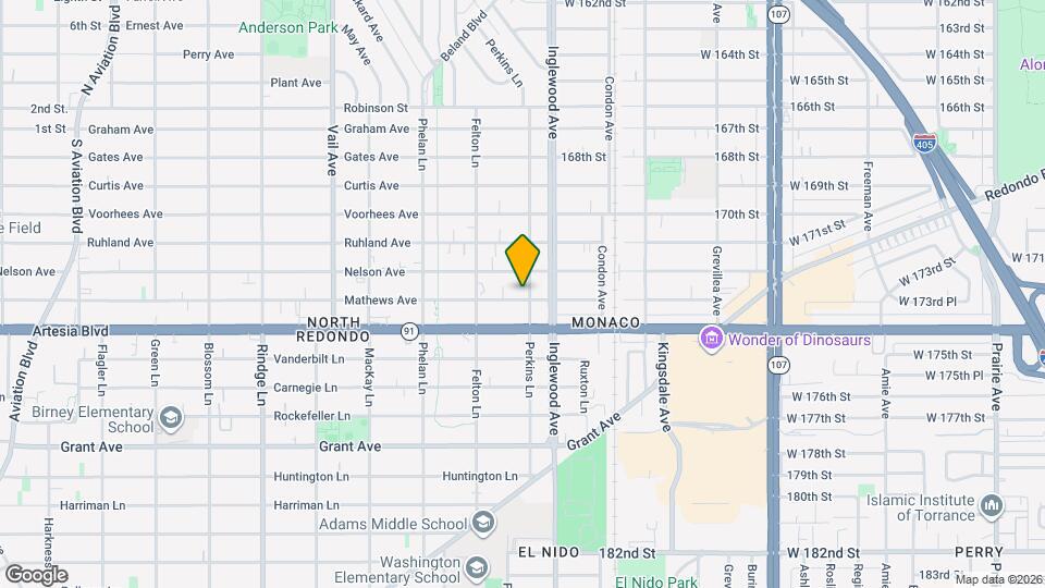 2621 Mathews Ave Map and Location Details