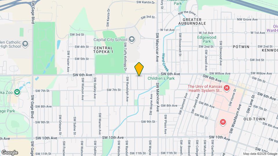 608 SW Medford Ave Map and Location Details