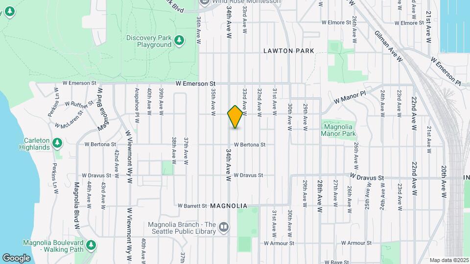 3424 34th Ave W Map and Location Details