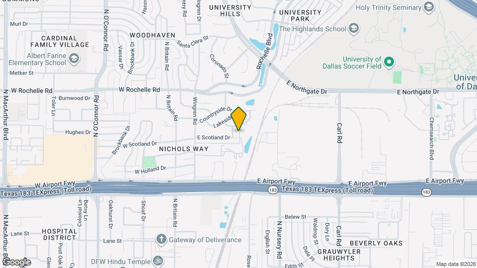 505 E Scotland Dr Map and Location Details