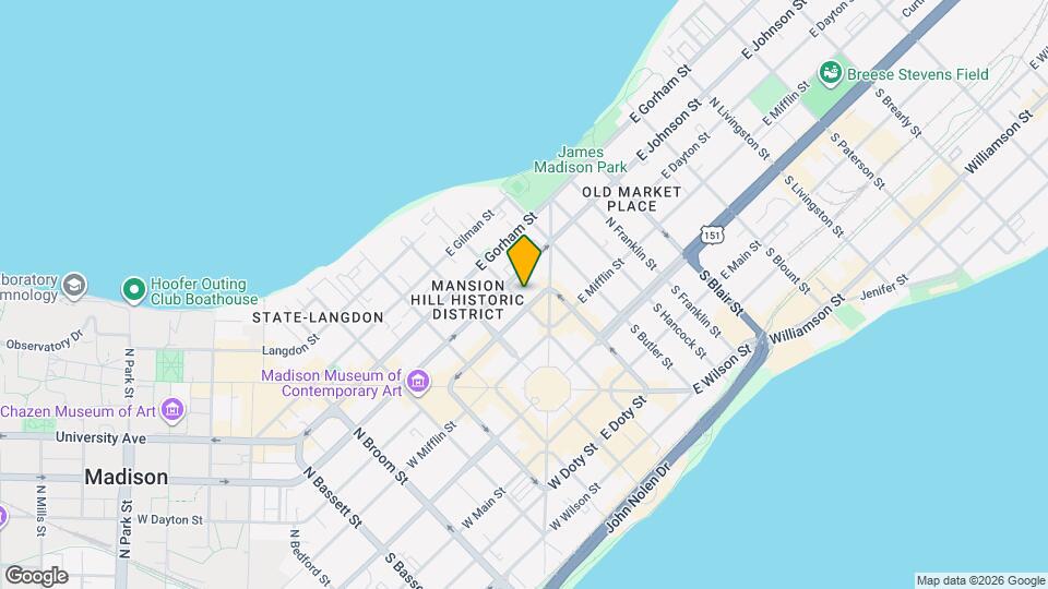 207 N Pinckney St Map and Location Details