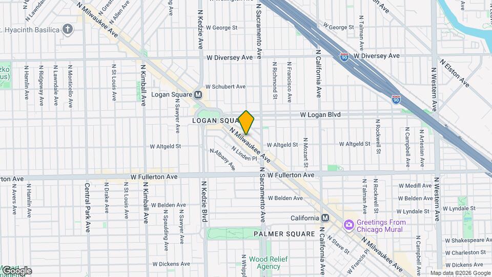 2507 N Milwaukee Ave Map and Location Details