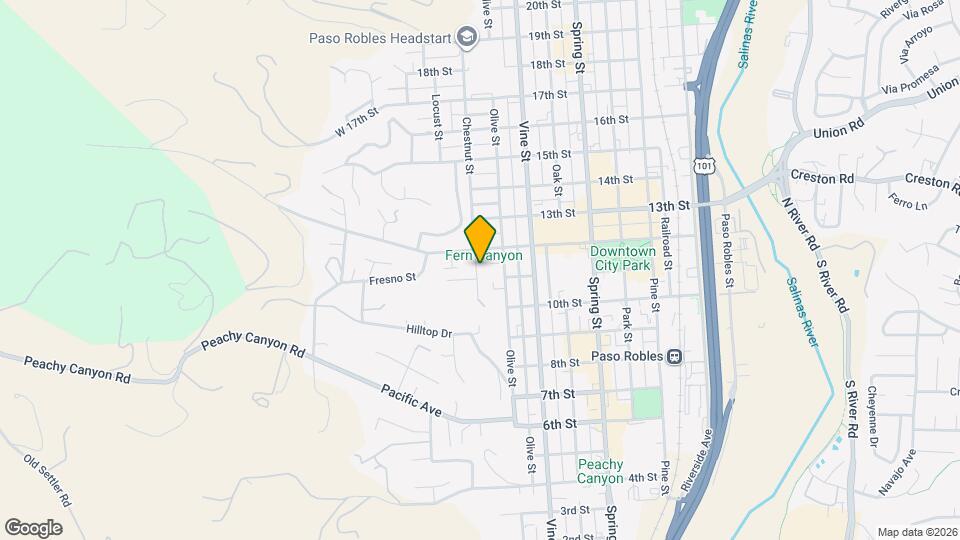 1120 Chestnut St Map and Location Details