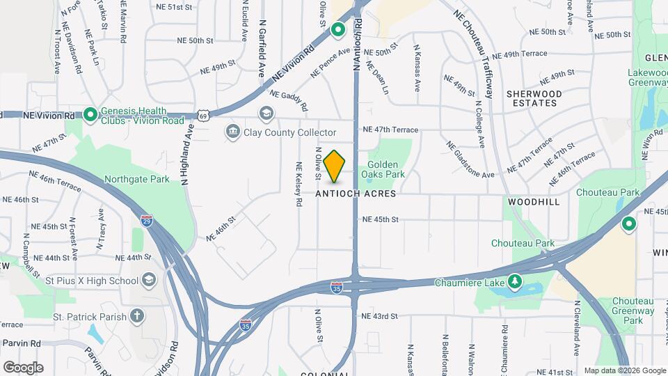 2500 NE 46th St Mapa y Detalles de la Ubicación