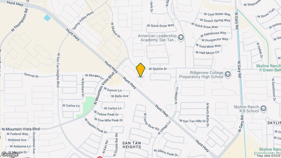 2777 W Bridger Dr Map and Location Details