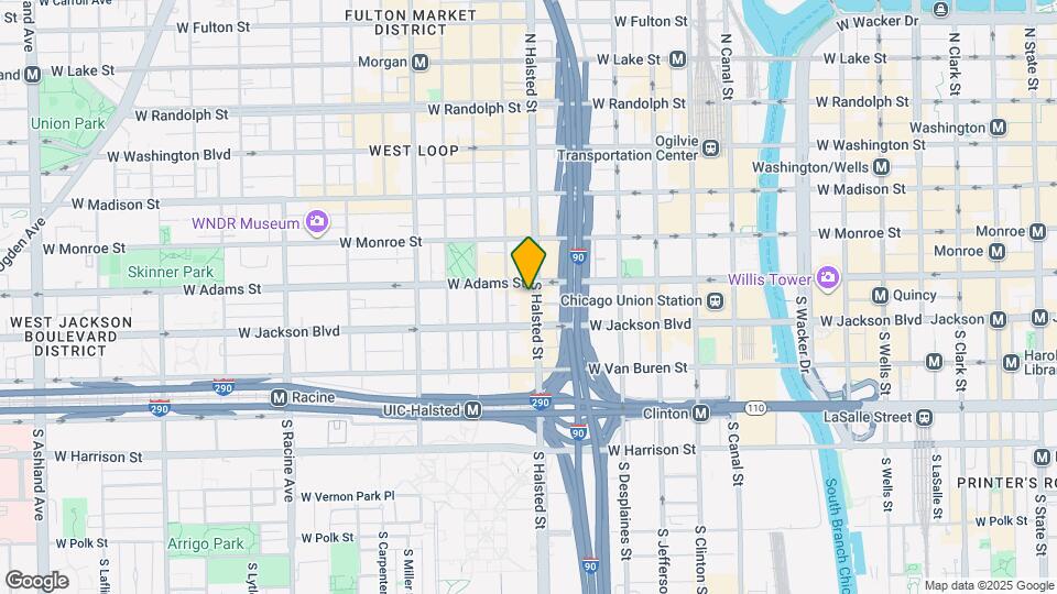 210 S Halsted St Map and Location Details