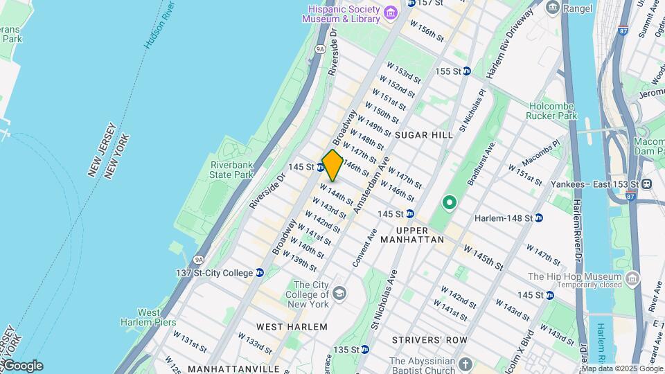549-551 W 144th St Map and Location Details