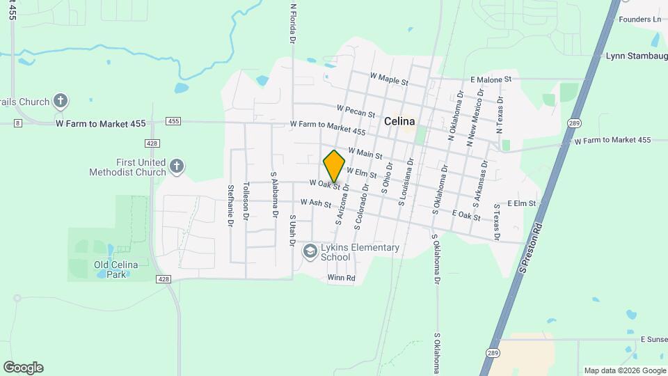 510 W Oak St Map and Location Details