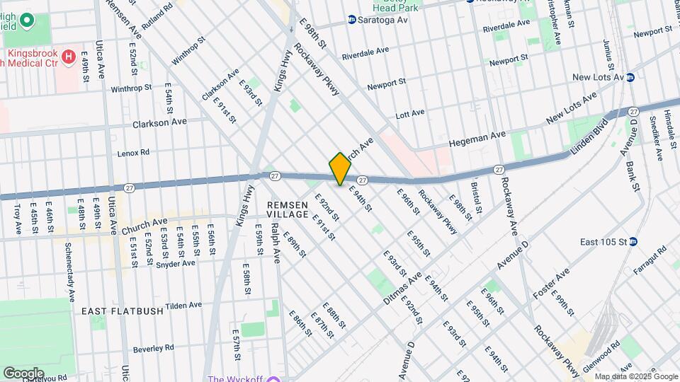 553 E. 93rd St. 4 Map and Location Details