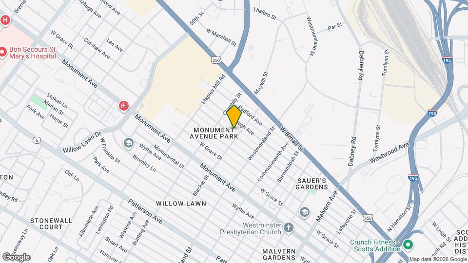 4704 Augusta Ave Map and Location Details