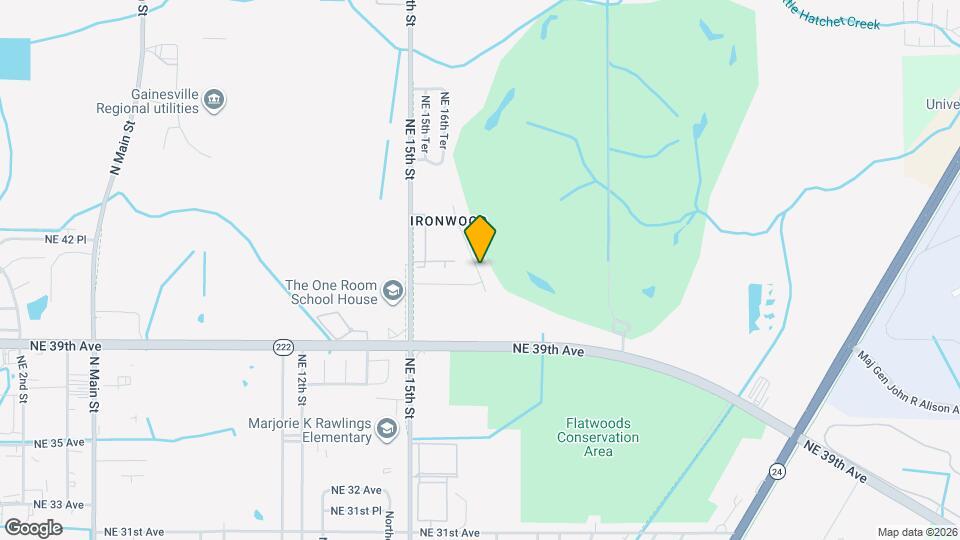 4105 NE 17th Ter Map and Location Details