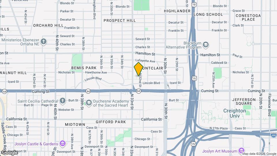 1014 N 32nd St Map and Location Details