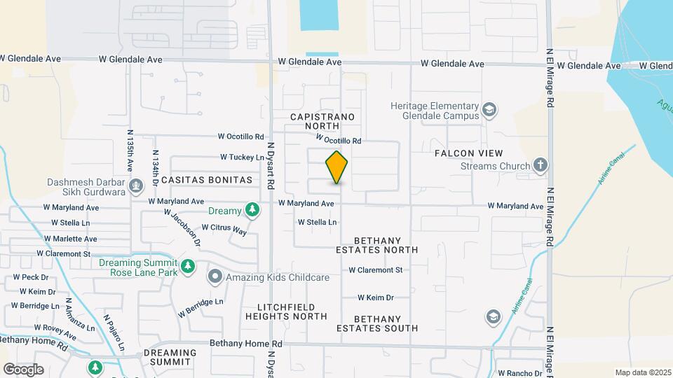 12908 W Sierra Vista Dr Map and Location Details