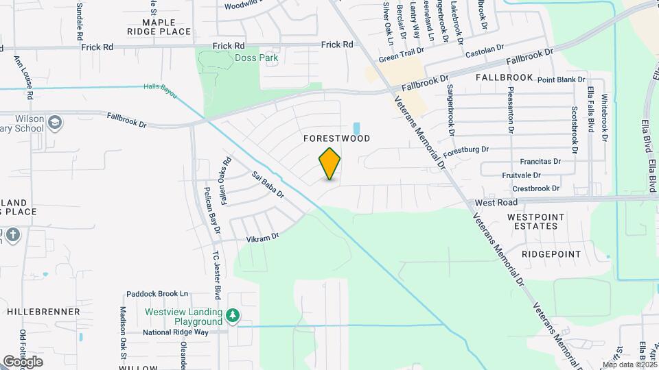 2106 Wilshire Park Dr Map and Location Details