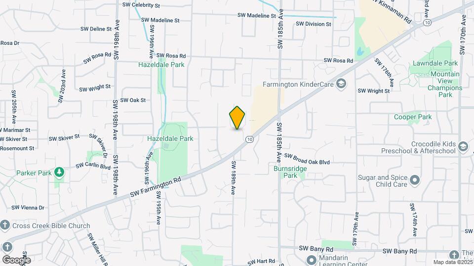 6295 SW 188th Ct Map and Location Details