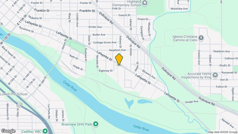 2304 Lafayette St Map and Location Details