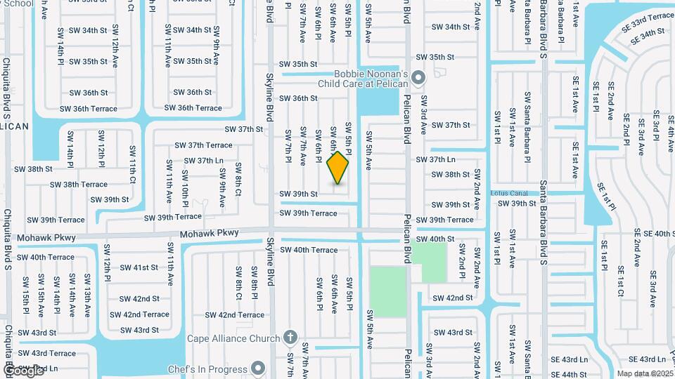 3823 SW 6th Ave Map and Location Details