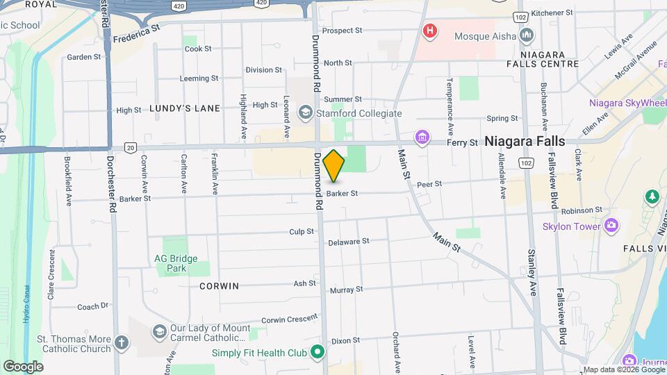 6165 Barker St Mapa y Detalles de la Ubicación