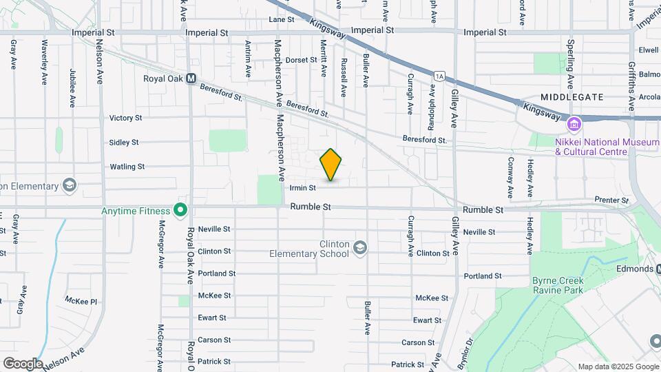 5775 Irmin St Map and Location Details