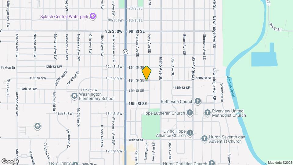 1301 Iowa Ave SE, Unit D Mapa y Detalles de la Ubicación