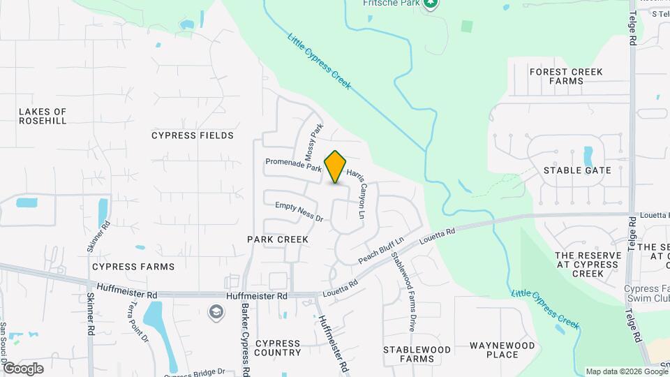 16327 Morgan Willow Ln Map and Location Details