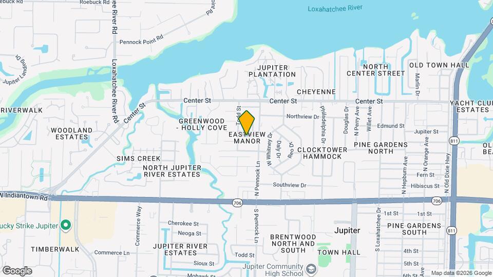 911 W Hawie St Mapa y Detalles de la Ubicación