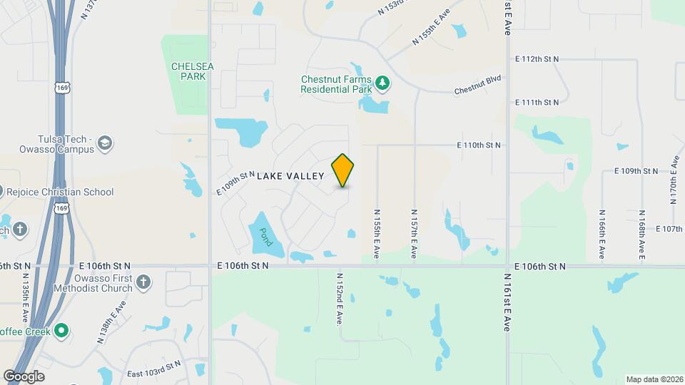 15208 E 108th Pl N Map and Location Details