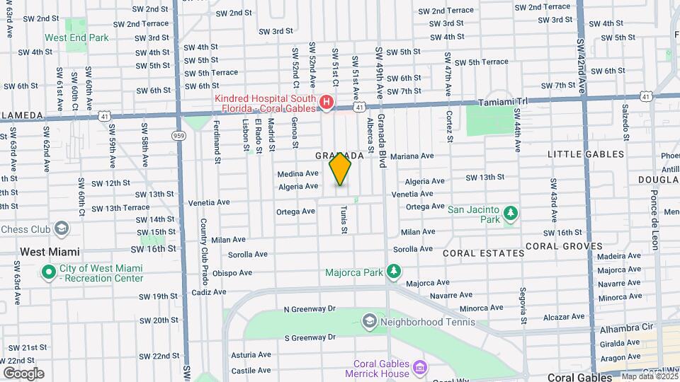 1225 Tangier St Mapa y Detalles de la Ubicación