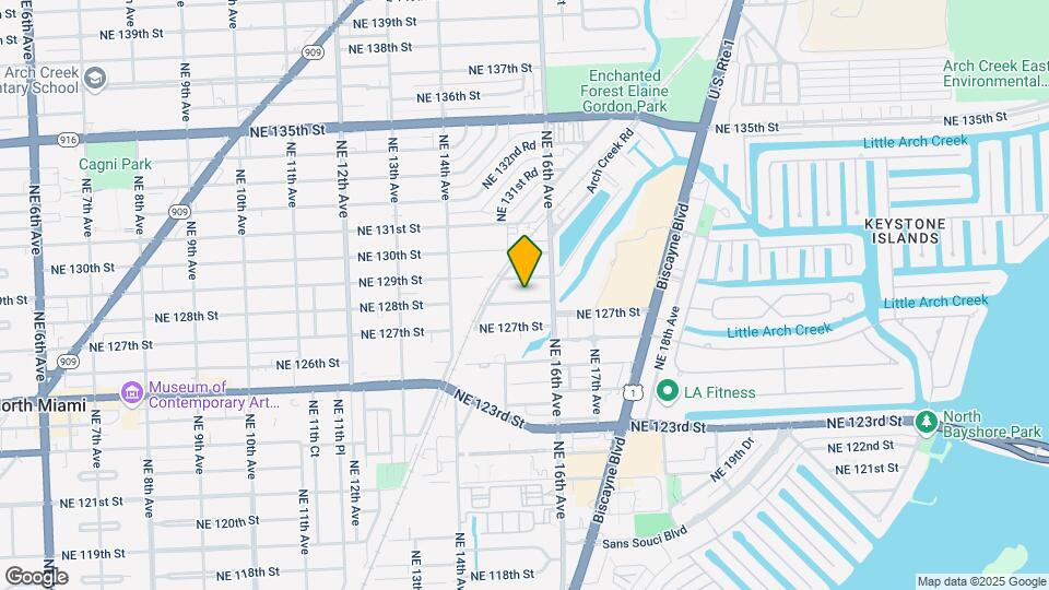 1545 NE 128th St Map and Location Details