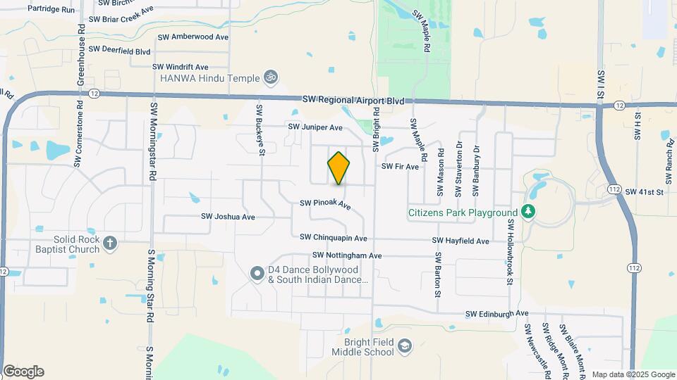 4002 SW Sycamore St Map and Location Details