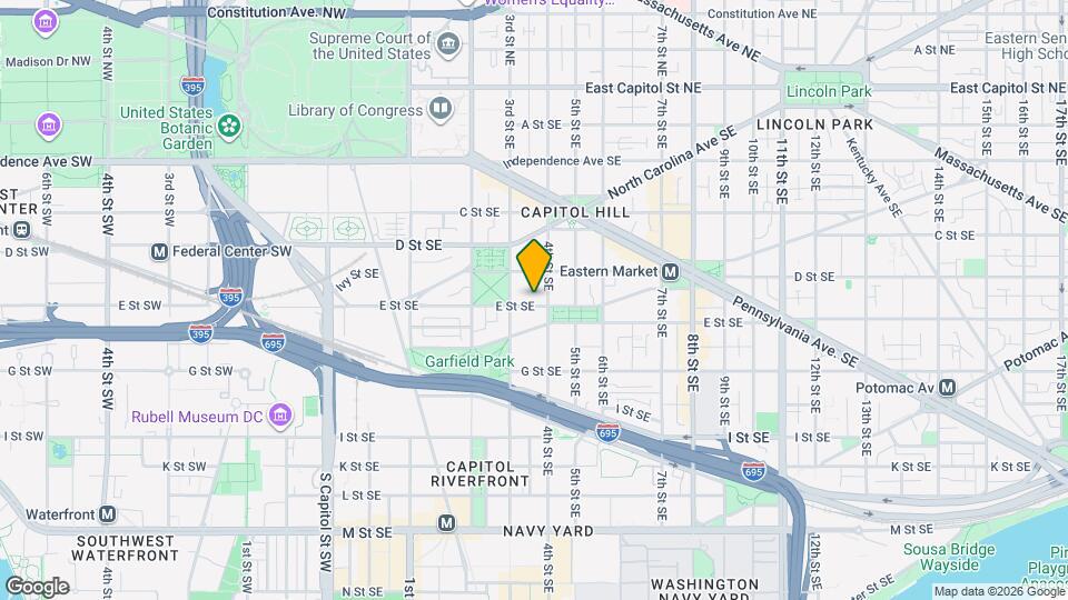 330 E St SE Mapa y Detalles de la Ubicación